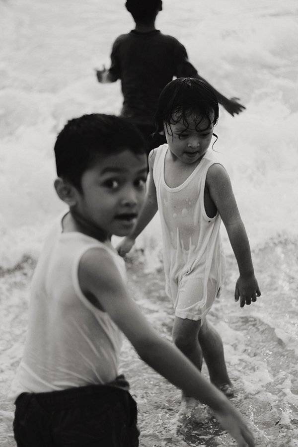 Black&white, Children, Sea, Travel, Water, Елизавета Маяковская