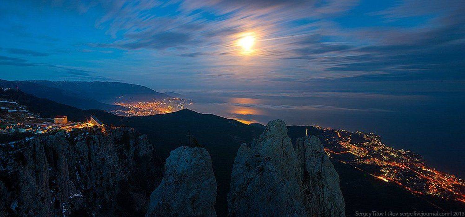 крым, горы, туман, ялта, облака, ай-петри, Serge Titov