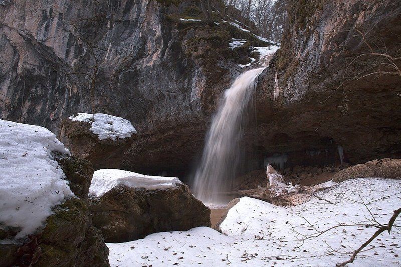 мезмай, чинарёв водопад Весна на Чинарке фото превью