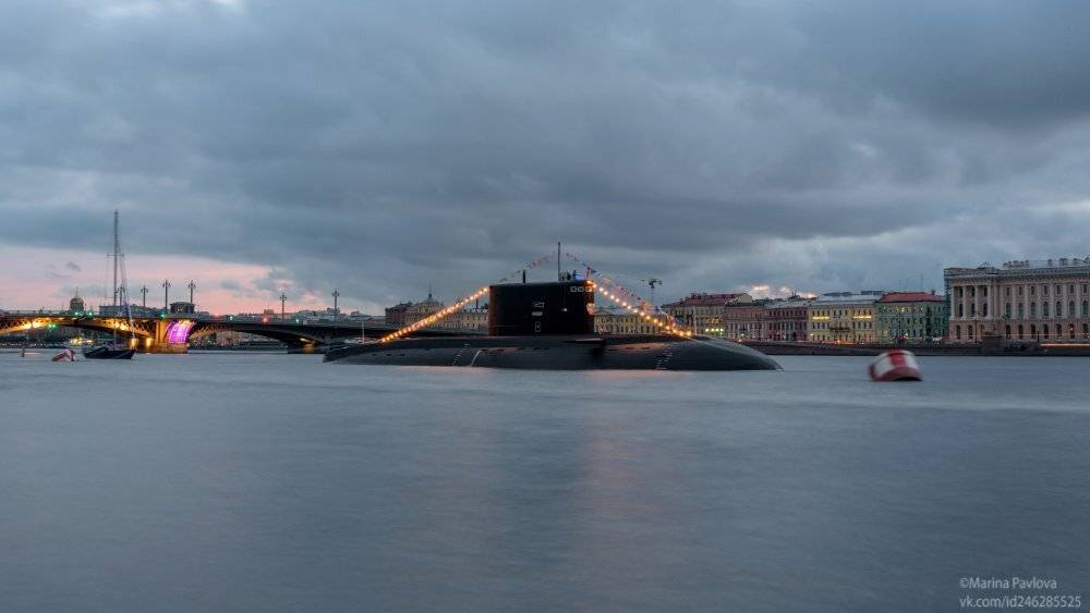 город, петербург, городской пейзаж, вечерний петербург, день вмф,праздник, река нева, корабли, подводная лодка краснодар, Марина Павлова