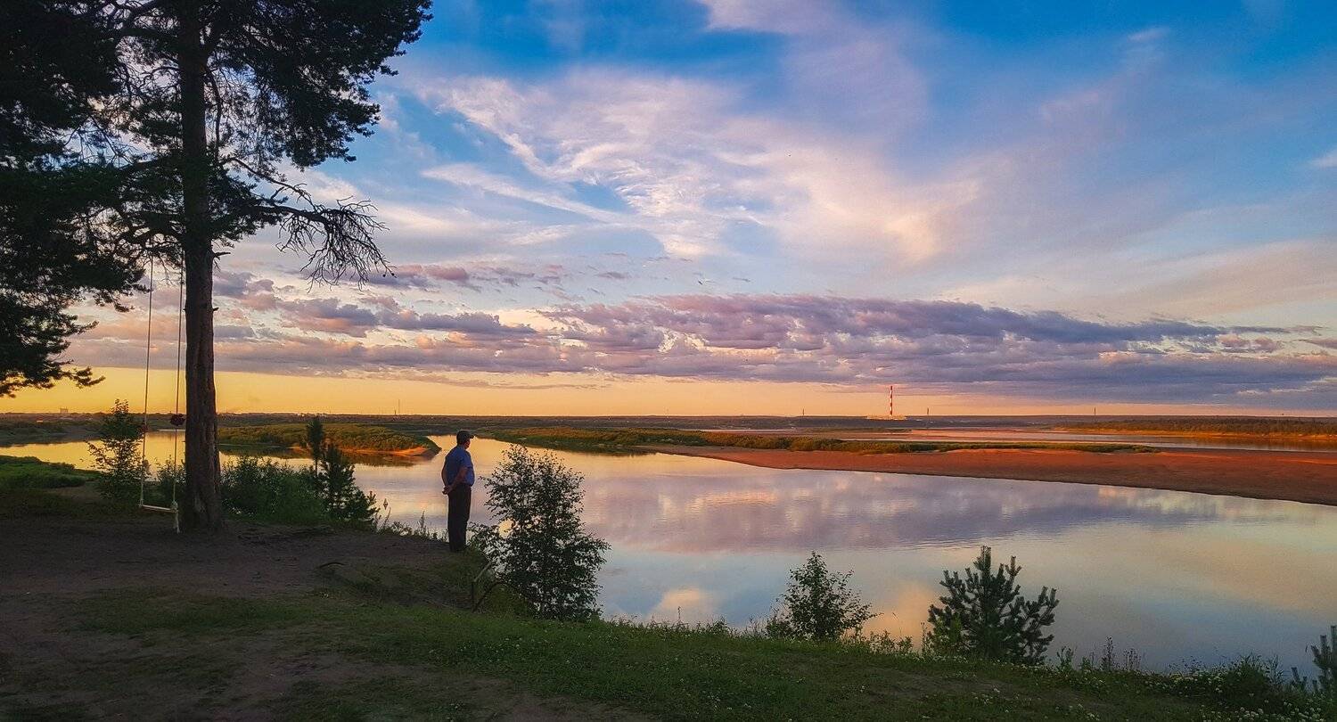 печора,коми,закат, Игорь Подобаев
