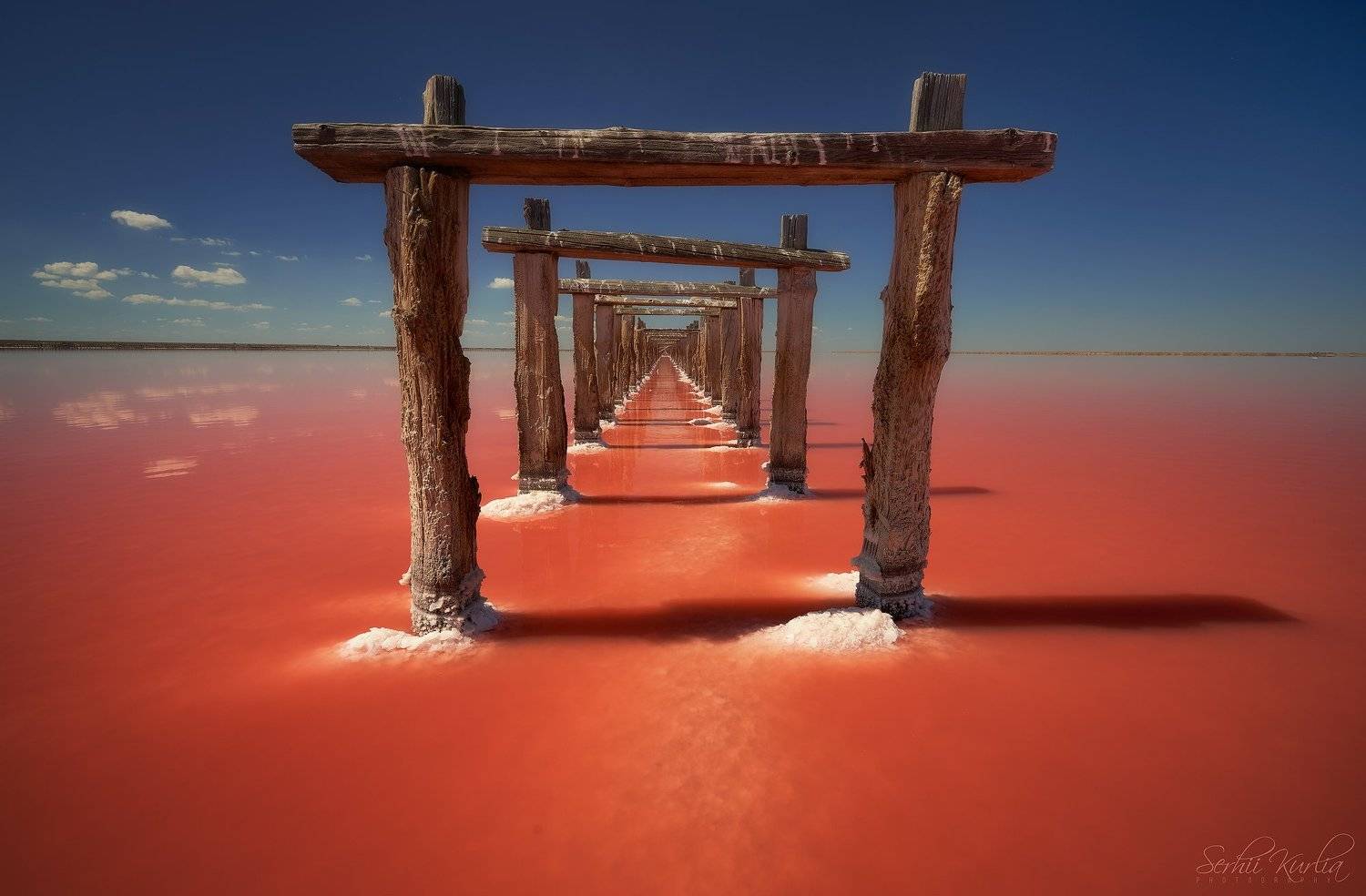 солёное озеро, розовое озеро, Сергей Курля