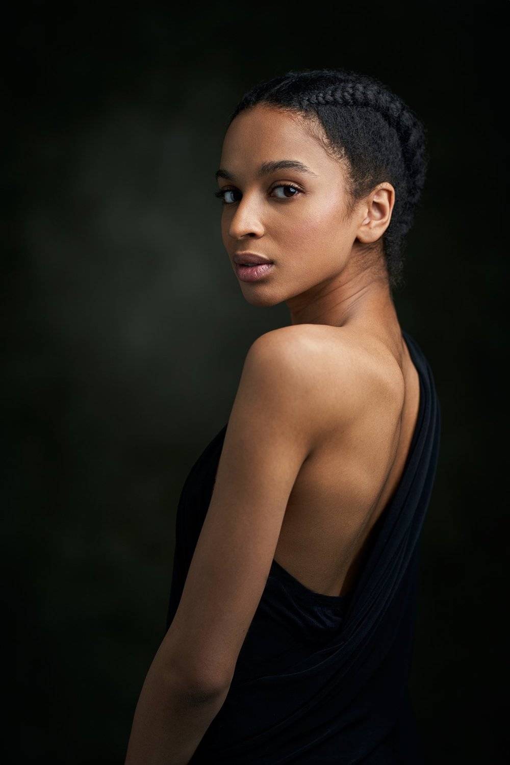 portrait, girl, lowkey, black, beautiful, pretty, eyes, lips, портрет, девушка, look, Наташа Высоцкая