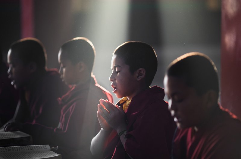 Пуджа. Буддийский монастырь на севере Индии фото превью