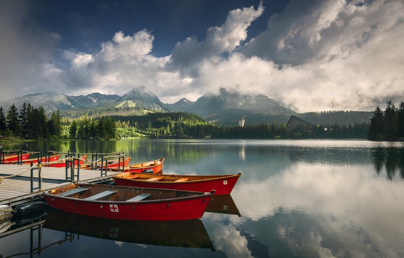 #landscape #panoramic #photo #nikon #poland #adventure #sunrise #mountains #lake #nature #travel #slovakia Štrbské Pleso фото превью