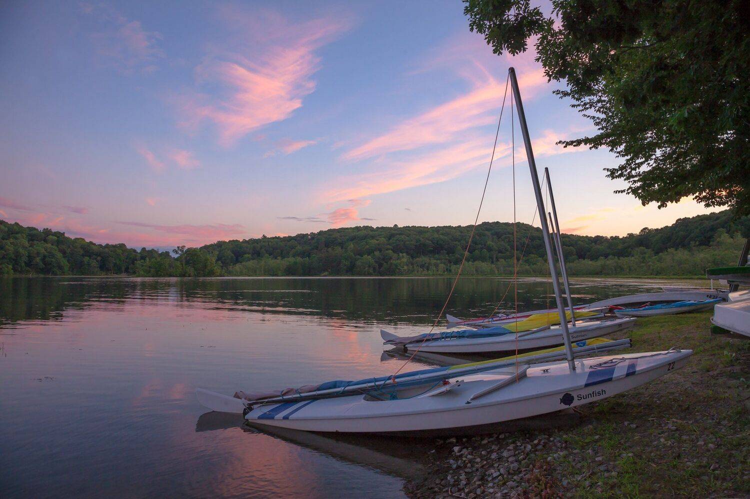 природа,лето,озеро,пейзаж,лодки,отражения,небо,лето,закат,вечер,, Антонина Яновска