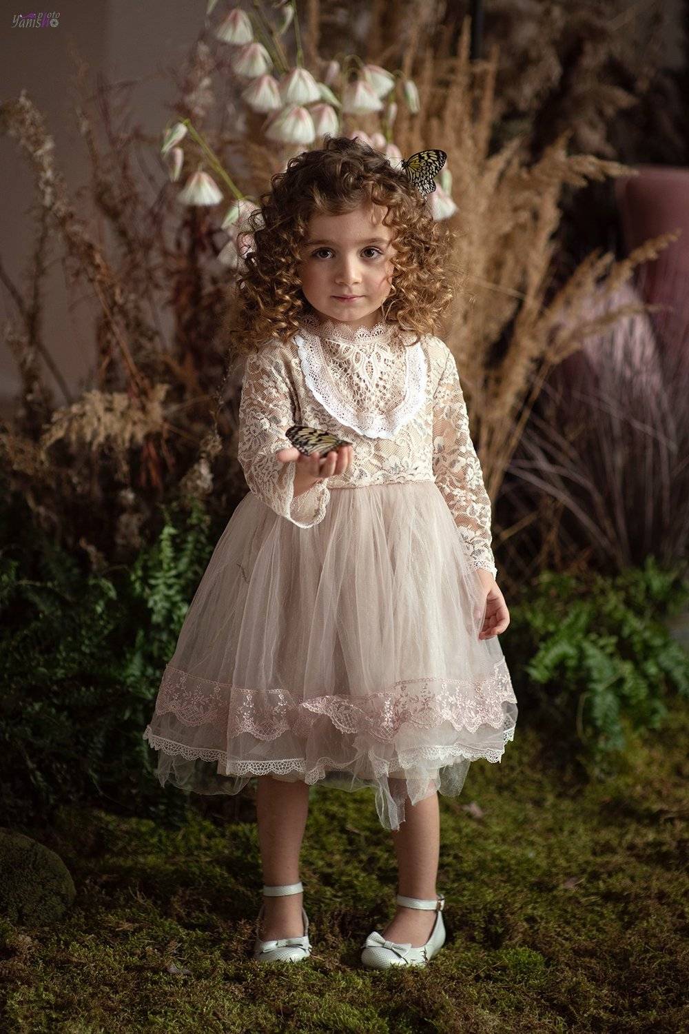 дети, портрет, студия, бабочки, ребенок, съемка, Янина Ермакова