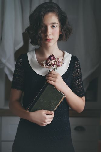 Girl with a book