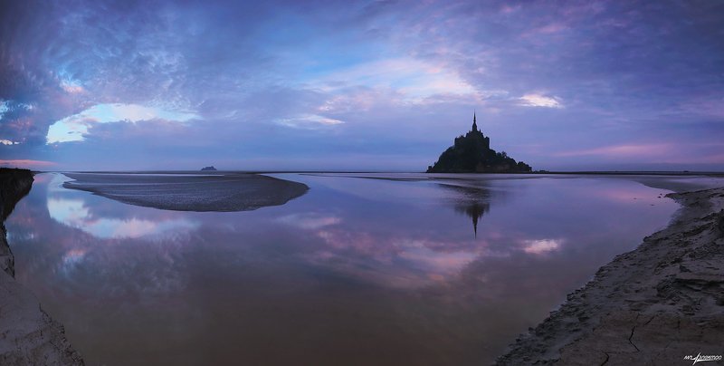 франция,mont saint-michel,france Бесконечность фото превью