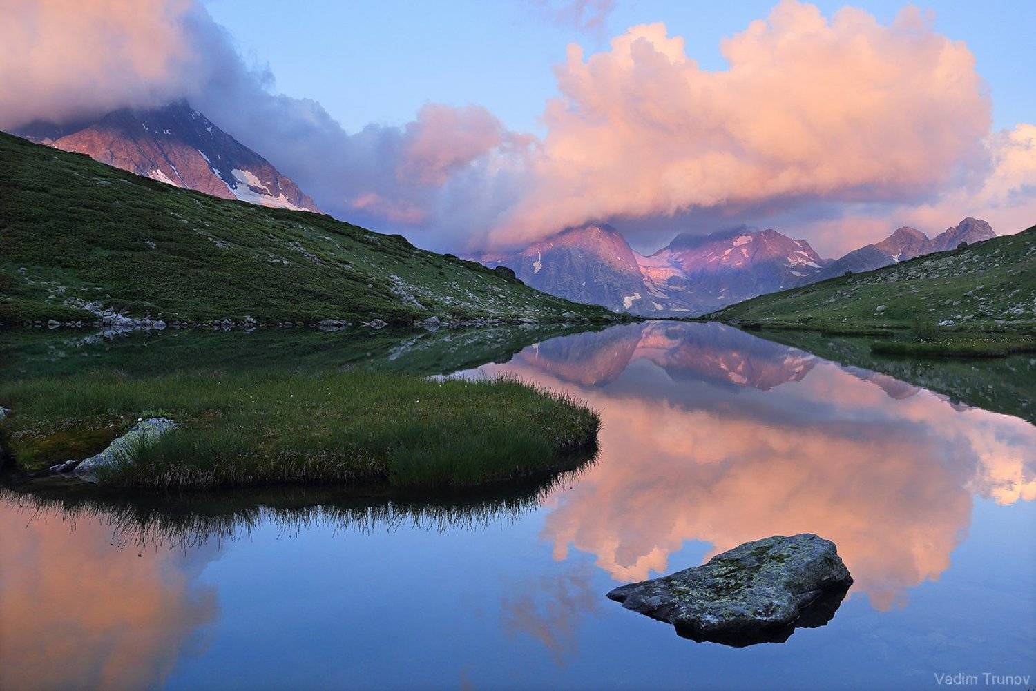 кавказ, кчр, озеро кувшинки, Вадим Трунов