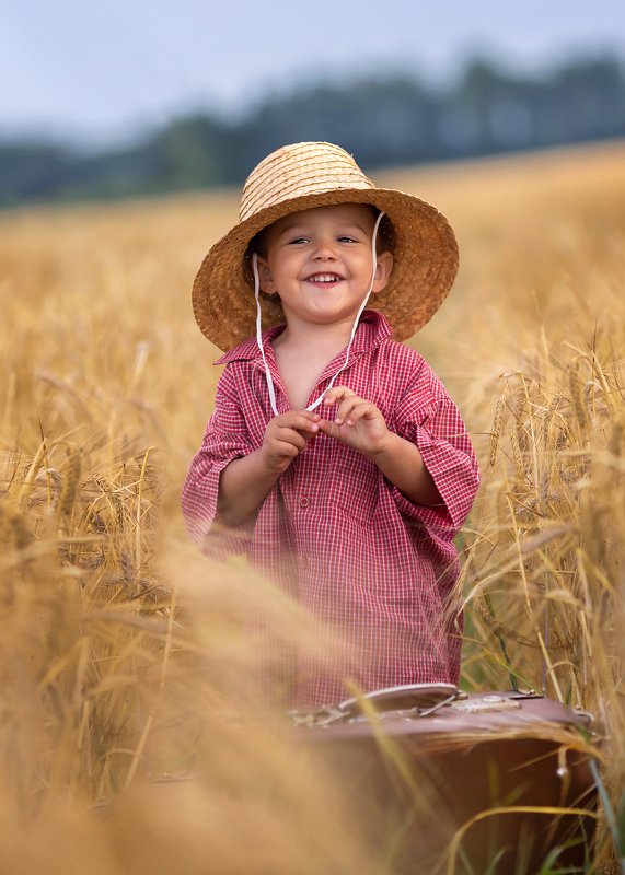 летние истории, маленькие дети,волшебство, шляпа, пшеничные поля, моя беларусь, ирина горюкина На деревню, к дедушке!) фото превью