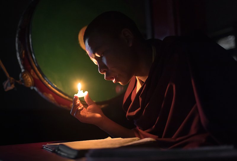 Пуджа. Буддийский монастырь на севере Индии фото превью