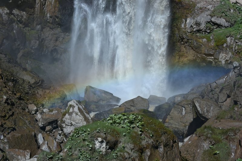 Приэльбрусье, водопад, Джилы-Су, Кабардино-Балкария, Северный Кавказ, горы, реки, скалы, Водопад Султан фото превью