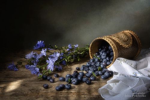 С голубикой и цикорием