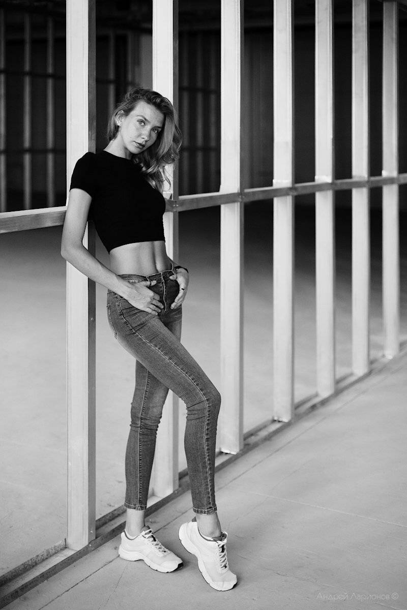 девушка, монохром,портрет, Андрей Ларионов