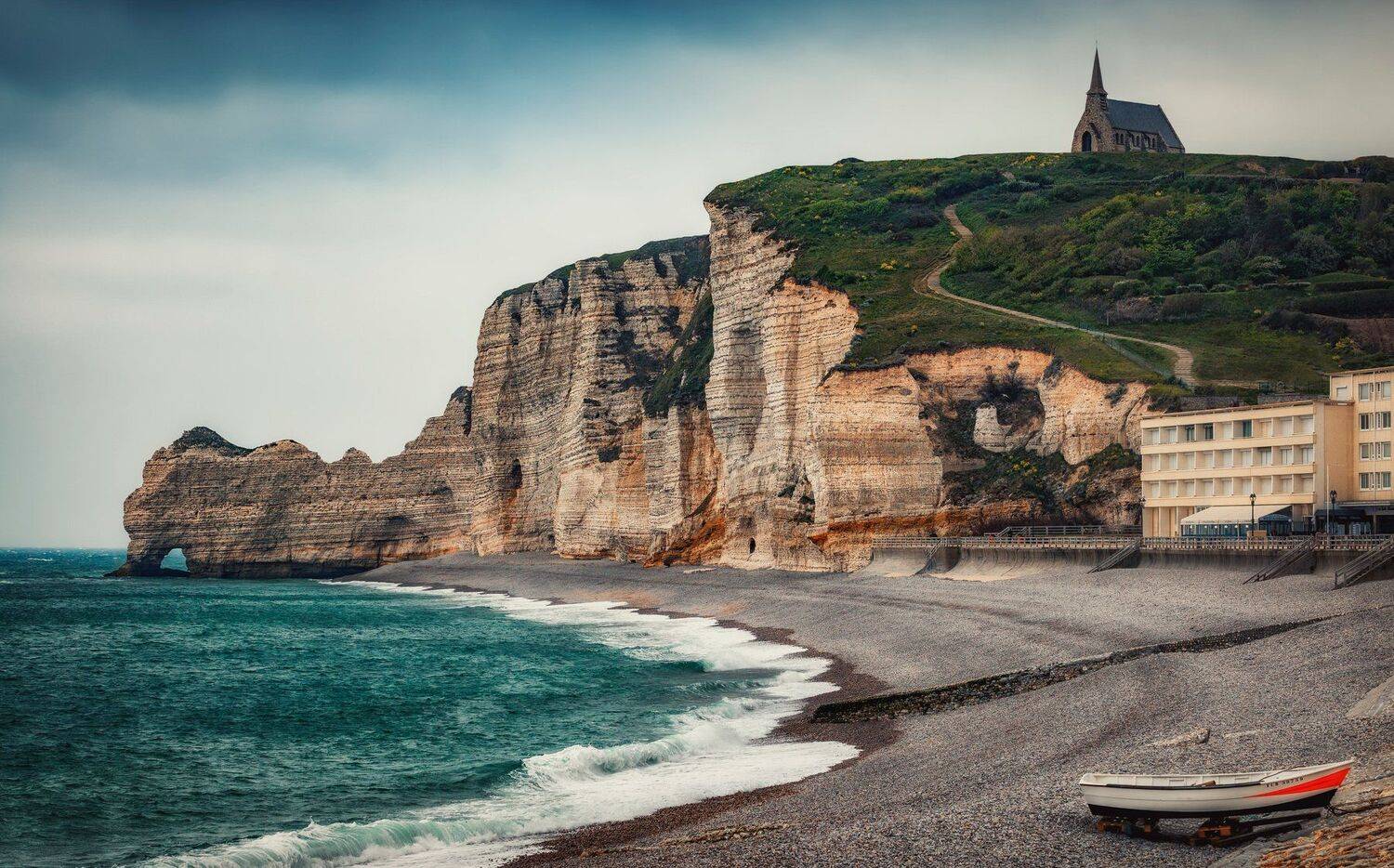 океан, лодка, пляж, Александр Безмолитвенный