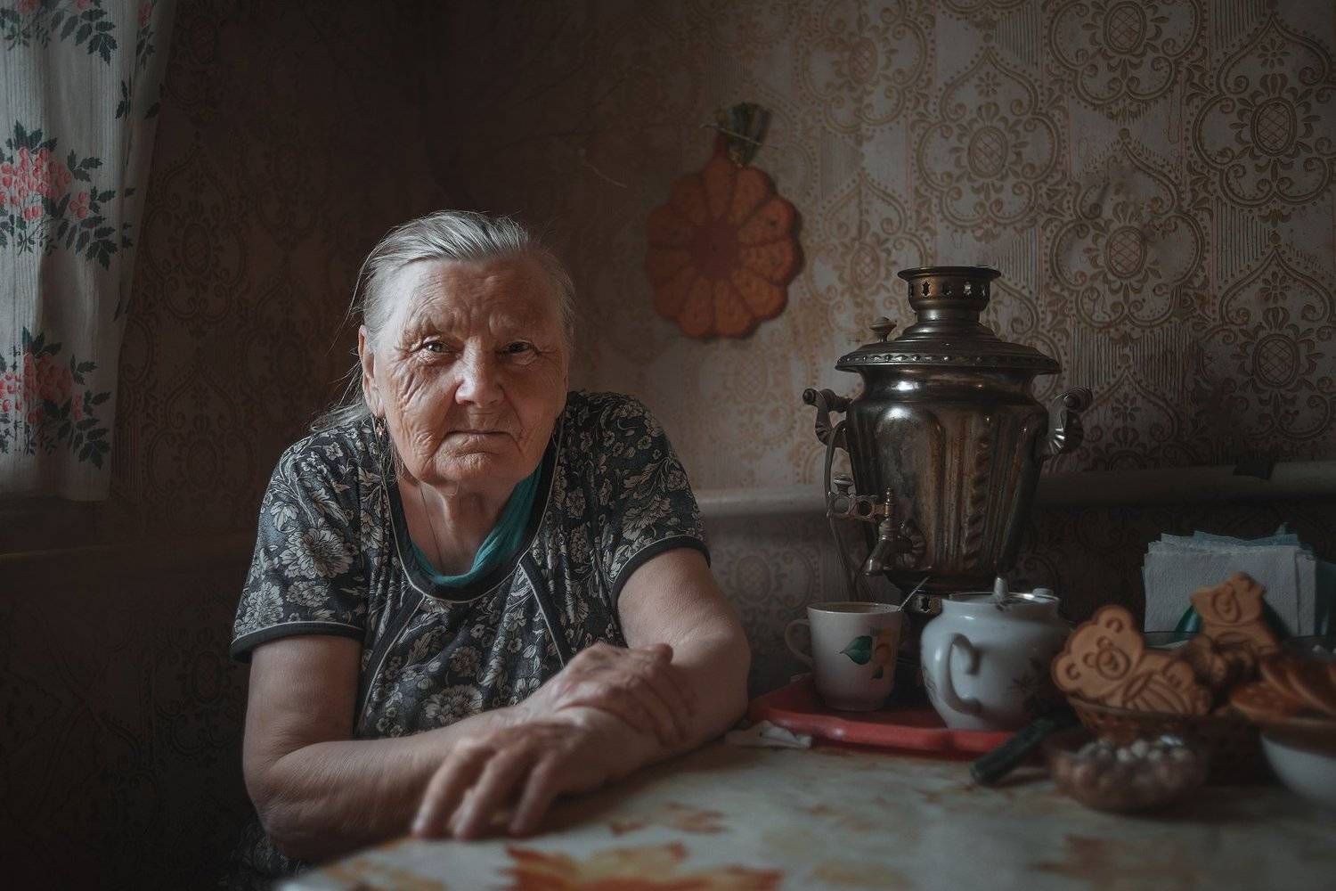 пожилой человек, возраст, деревня, ветеран, дети войны, Лариса Фомина