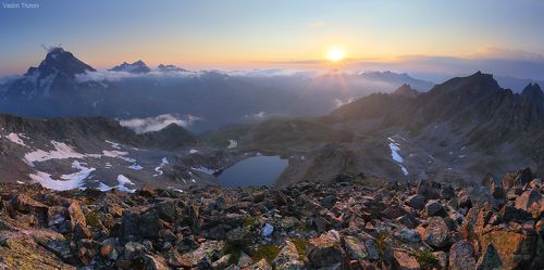 Закат с вершины Кёль-Баши