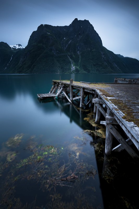 norway,landscape,mountains,night,pier 181s фото превью