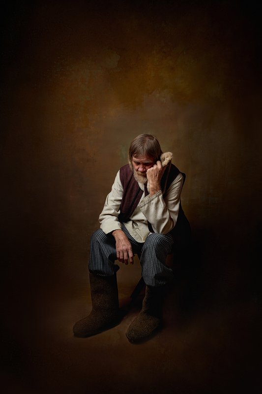 портрет, модель, арт, art ,model, popular Крестьянин фото превью