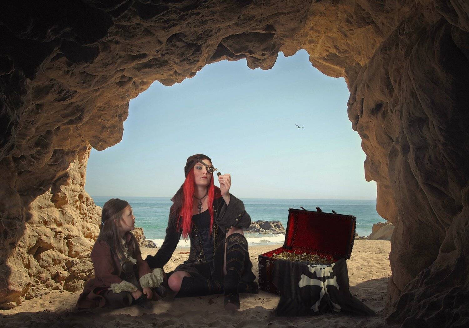 ребенок, женщина, золото, Sergii Vidov