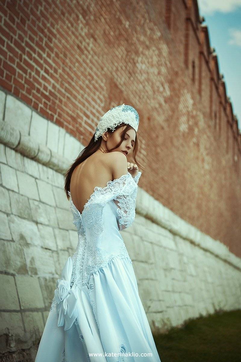 lady, queen, russia, tsar, old, tula, lady, dress, wedding, white, crown, Катерина Клио