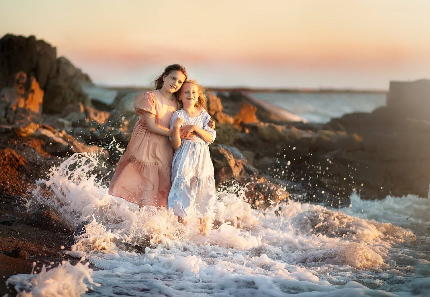 девочки,лето,море,summer,girl,kid, sea, Vilma Arlauskaite Buloviene