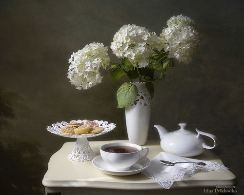 Отцветают гортензии