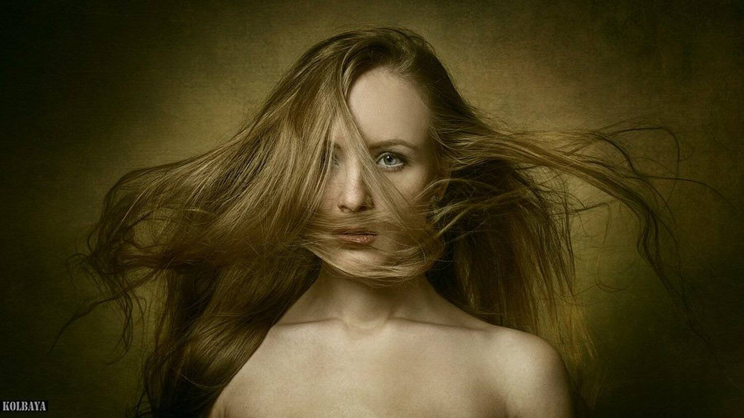 portrait, girl, Колбая Александр