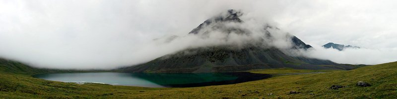 алтай, джанкуль, джанкель, туман Озеро Джанкуль фото превью
