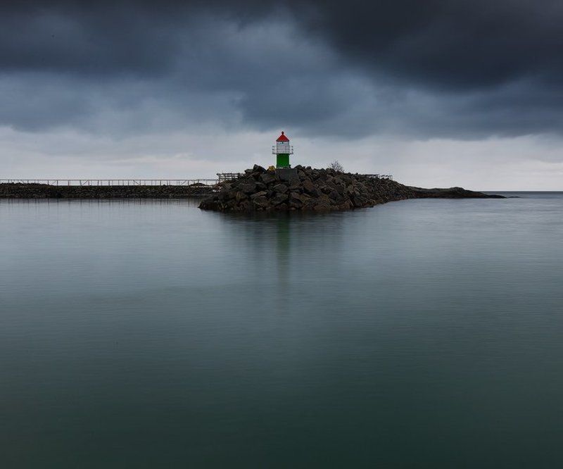 lofoten, norway, lighthouse, sorvagen Lighthouse in Sorvagen фото превью