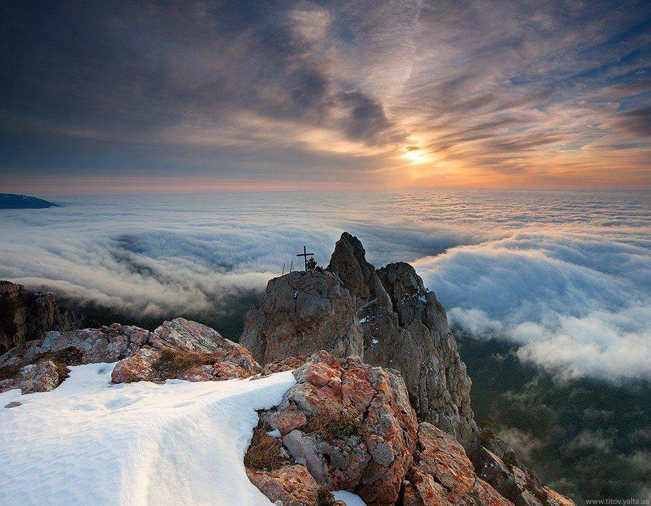 крым, горы, туман, ялта, облака, ай-петри, Serge Titov