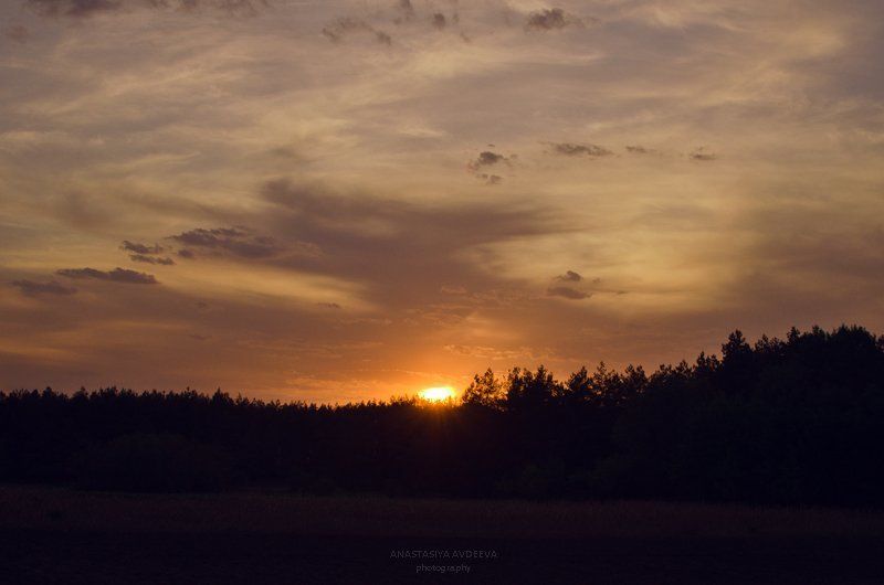 Закат фото превью