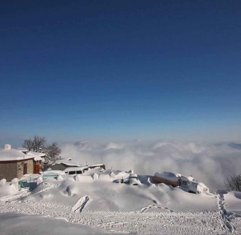 горы, зима, крым, небо, облака, снег, Петриченко Валерий