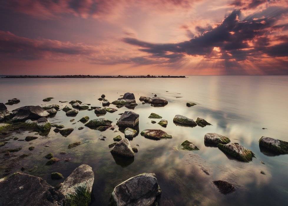 бердянск, украина,азов,море,закат, Александр