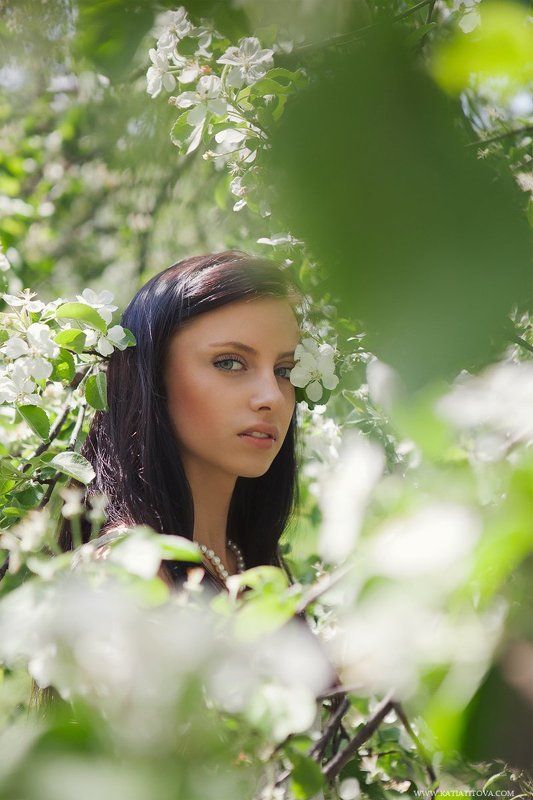 портрет, девушка, весна, portrait, girl, spring Diana фото превью
