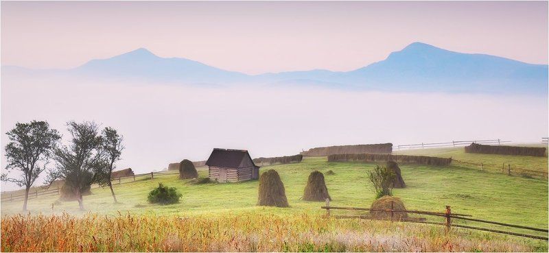 Утро в Карпатах... фото превью