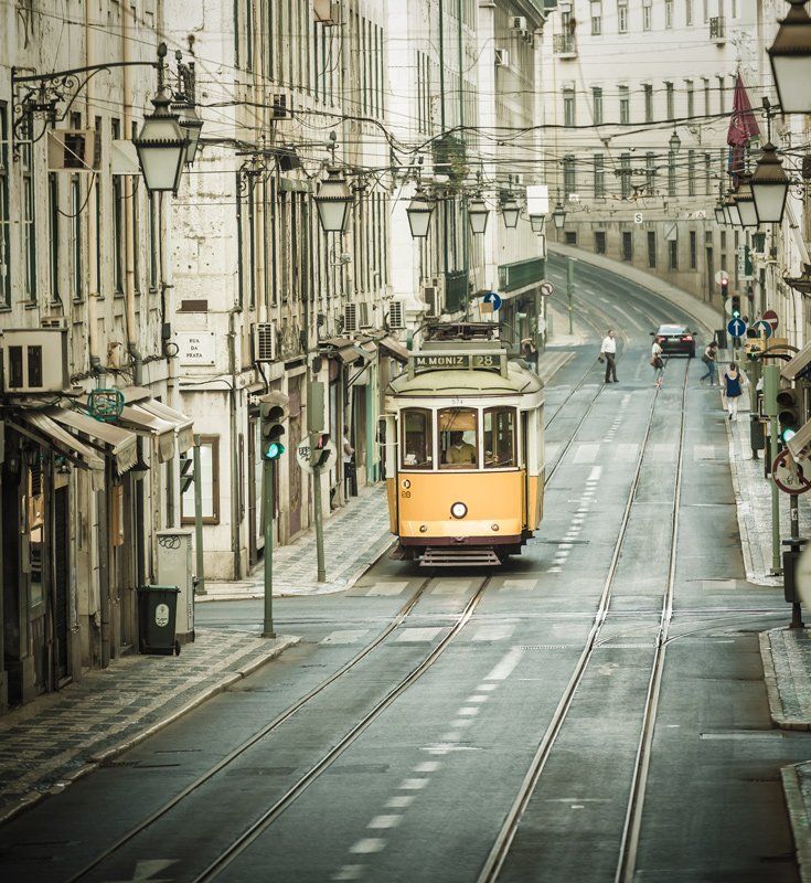 Старый трамвай фото превью
