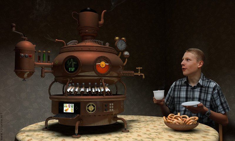 Серия прикольных коллажей фото превью