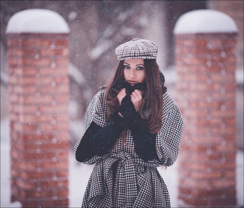 Снежная зима фото превью