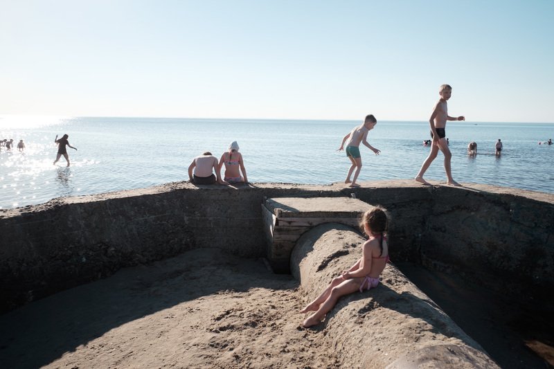 уличная фотография, streetphotography, северодвинск, ягры, пляж, белое море, Ягры в июле фото превью