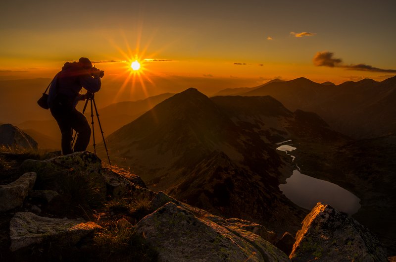 Sunset passions / From Muratov peak, Pirin mountain, Bulgaria фото превью
