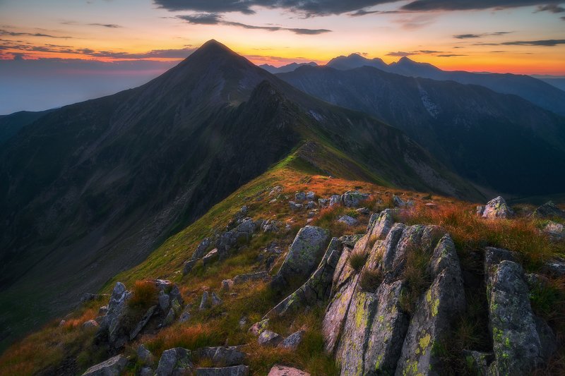 fagaras, romania, landscape, sunrise Revelation фото превью