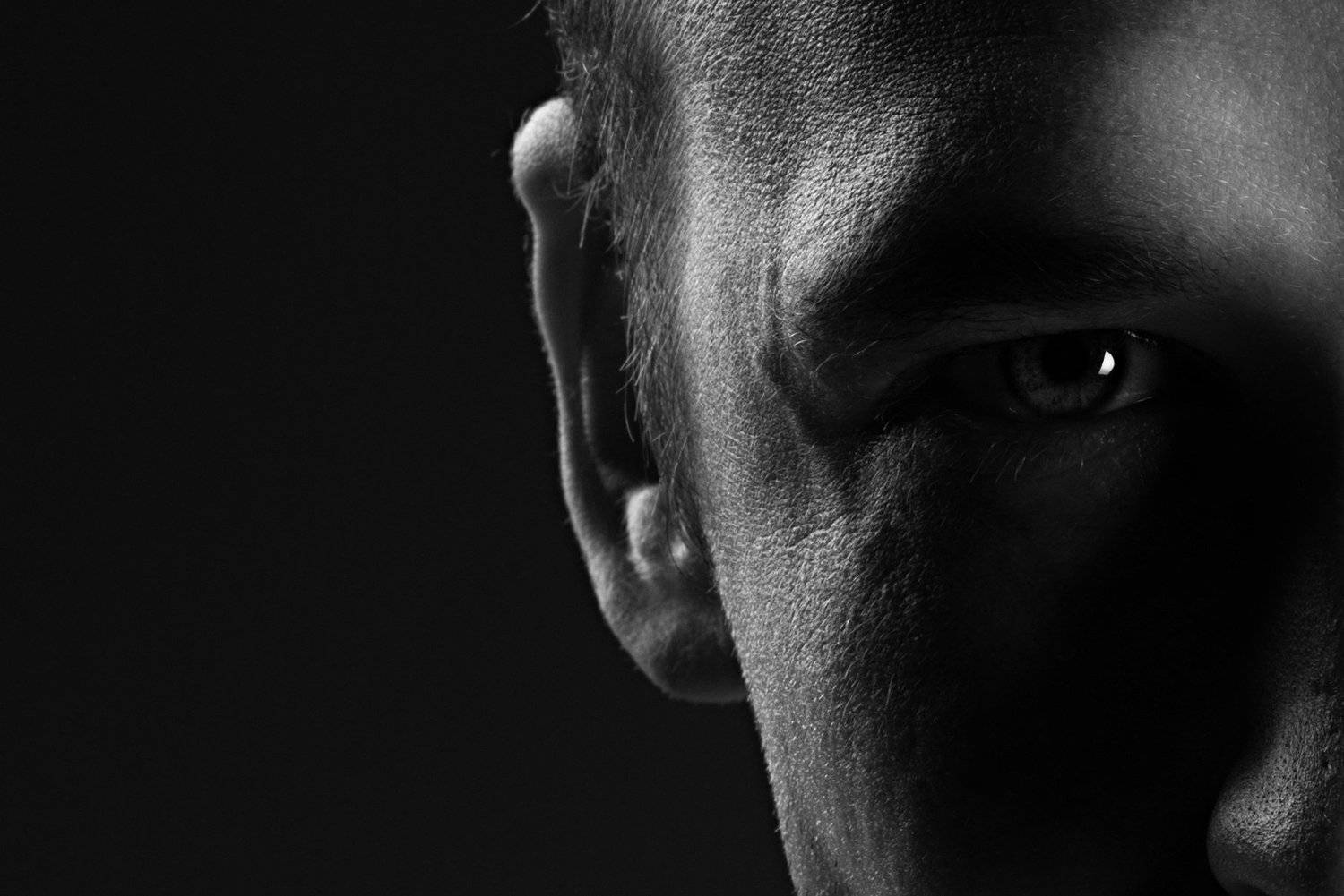 мужской портрет чб , Городничев Валерий