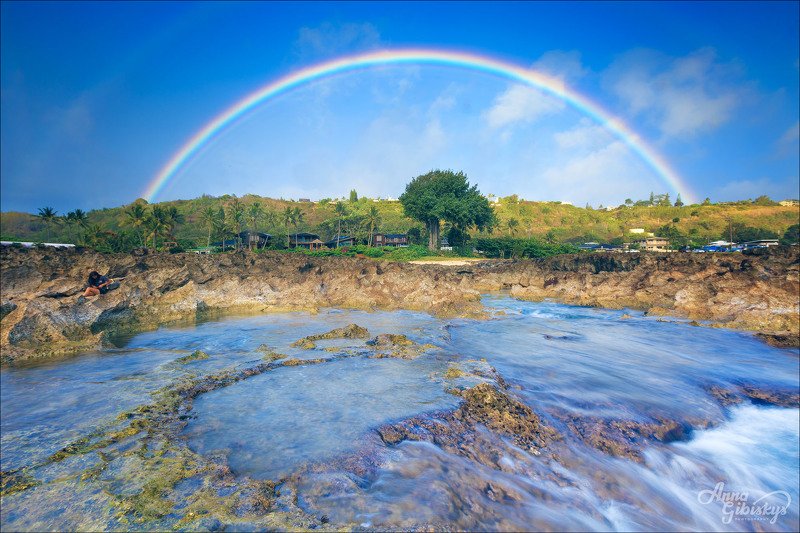 гавайи, оаху, остров, морской пейзаж, фототур, пшишылны, океан, радуга Кузница гавайских радуг. фото превью