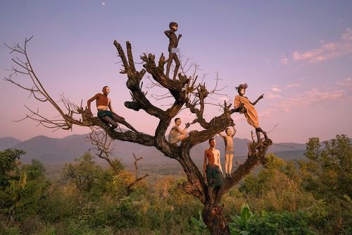 Ethiopian Suri tribes