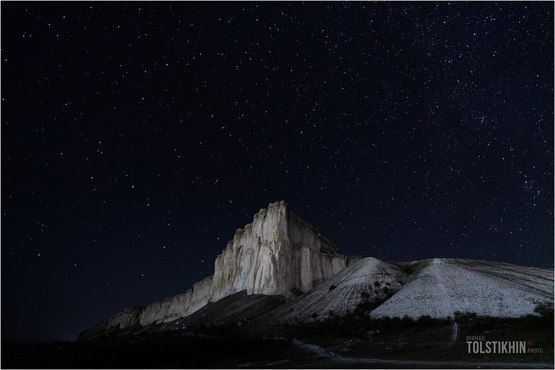 Белая скала.звезды... фото превью