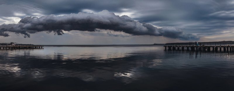 лето, ненастье, дождь, тучи, черное море, керчь, крым, россия Ὕδρα. Аnte tempestatem. фото превью