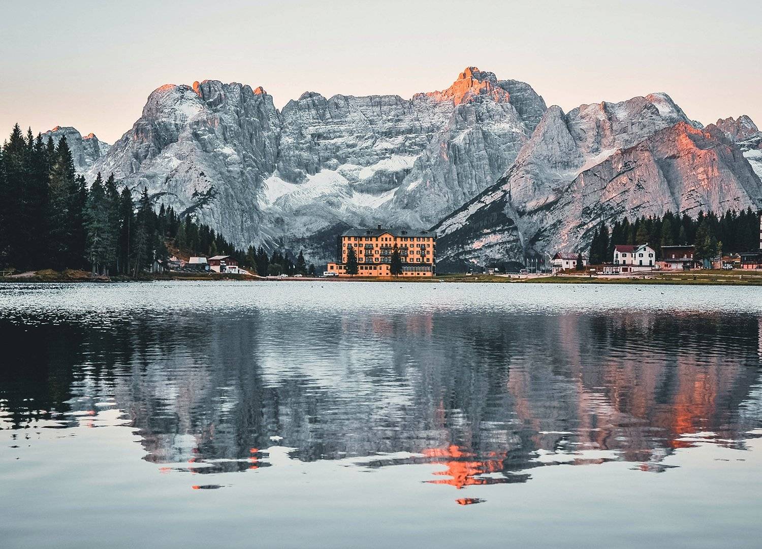 пейзажейзаж италия рассвет доломиты, Ефим Строганов