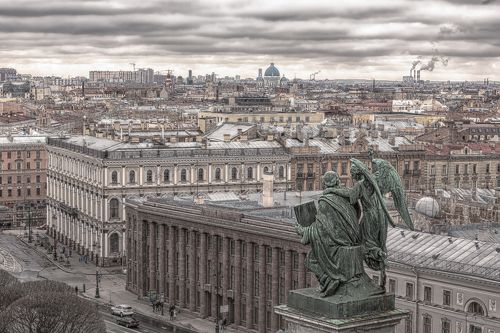 Санкт - Петербург. С крыши город казался тише